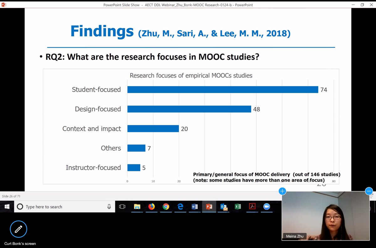 GFereshte's tweet photo. Still studies on #mooceducators is in a minority. #moocinstructor https://t.co/BtyDFtZONe