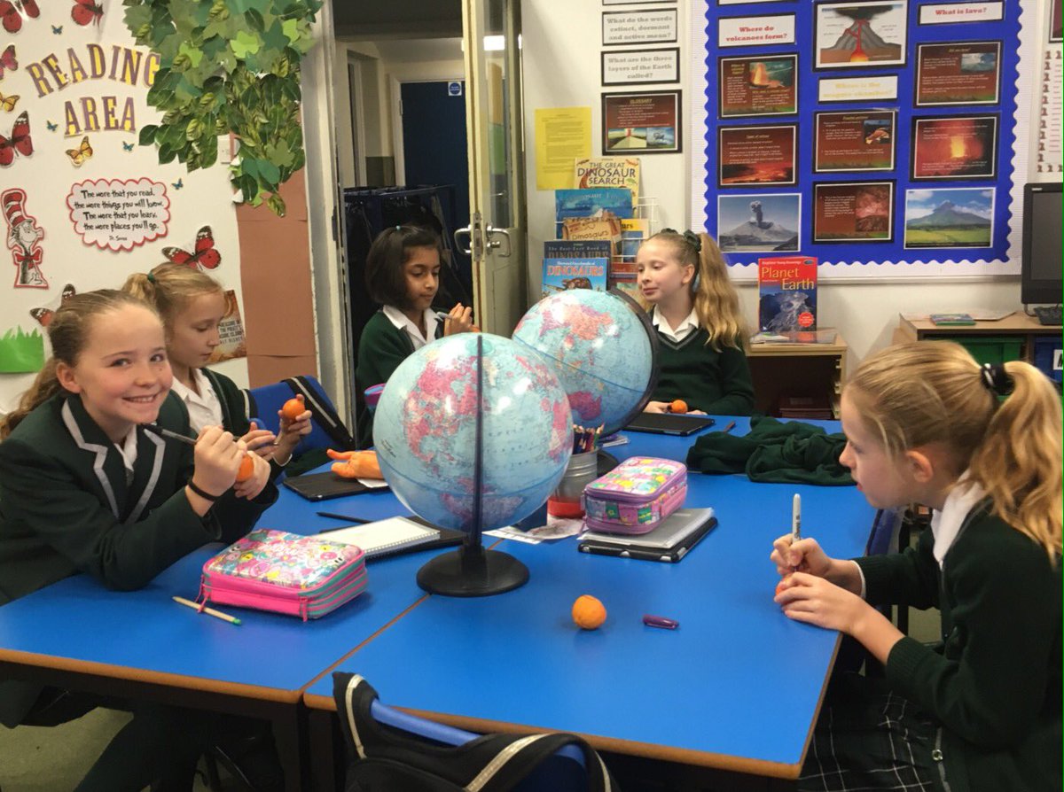 BHPrepKS2's tweet photo. Year 5 mapping out the world on an orange in order to understand map projections #understandingtheglobe #mapprojections #sharpiefun https://t.co/fOSnsYRtjR