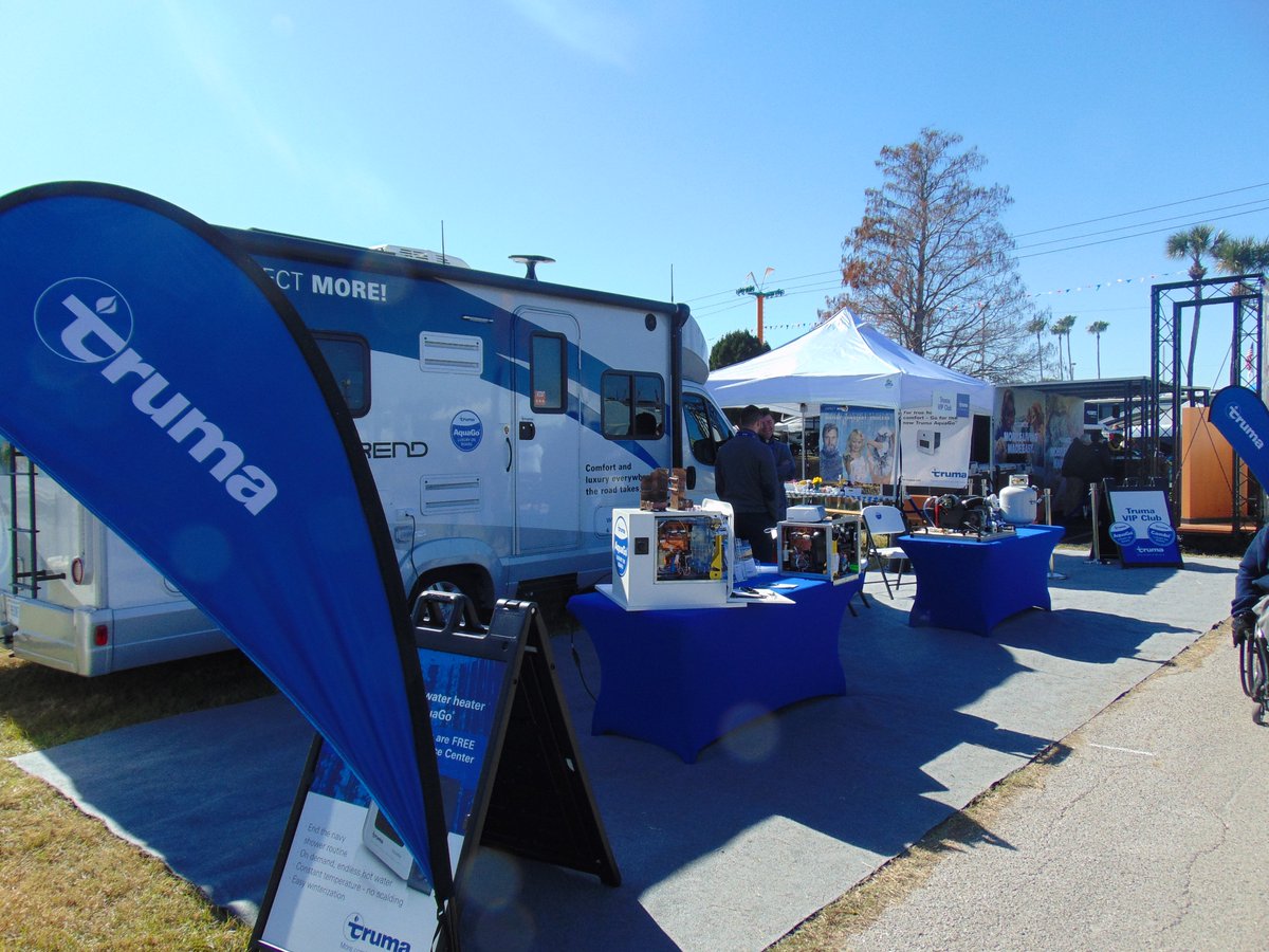 Truma_NA's tweet photo. If you visited us at the #FloridaRVSuperShow last week, it was great seeing you! #TrumaComfort #RVing https://t.co/24o9RomxfN