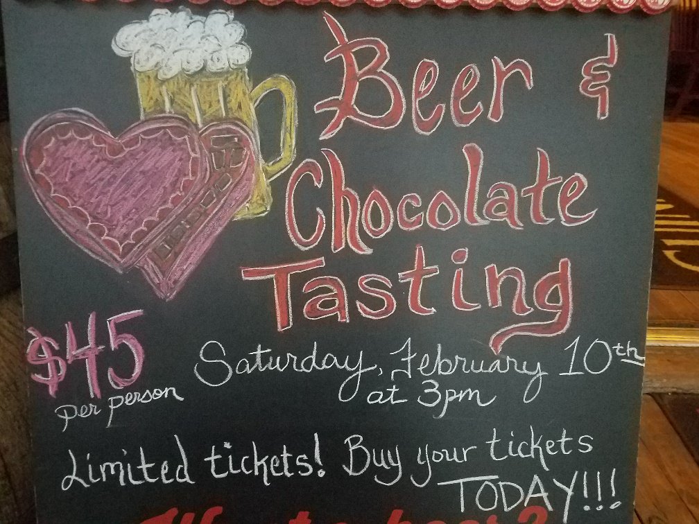 The best pairing since peanut butter &amp; jelly.
 
Our Beer &amp; Chocolate Tasting is upon us!
Saturday, February 10th, 3pm.

Tickets: $45/person; in-store or by phone.