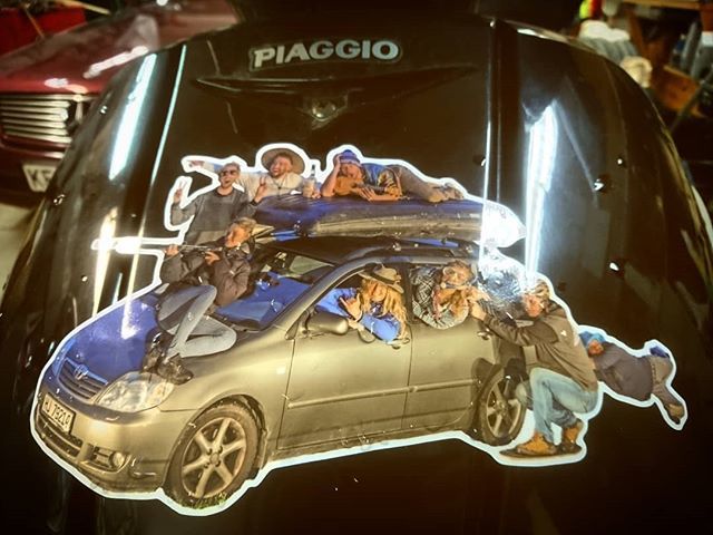 Vaagelicious's tweet photo. Pimpin' up the scooter #theyseemerollin https://t.co/U06wkzE3ns