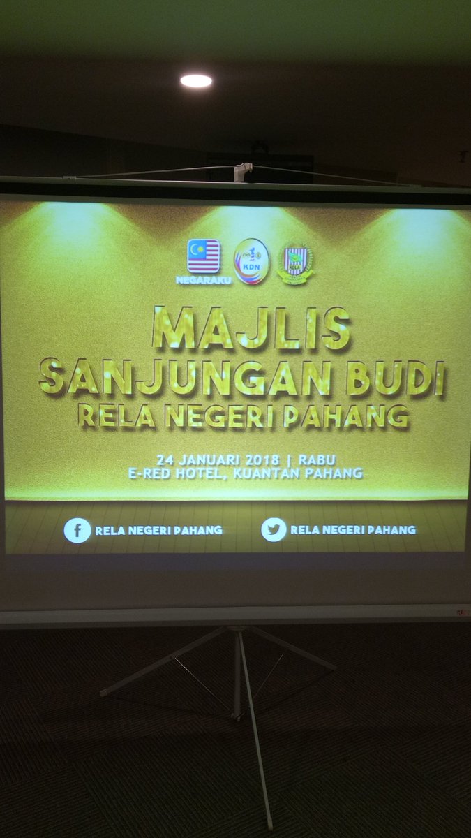 Tahniah <a href="/relapahang/">RELA Negeri Pahang</a> atas penganjuran Majlis Sanjungan Budi RELA Negeri Pahang yg julung kali diadakan.. Kipidap! 
<a href="/zulkifliabidin/">Zul Abidin</a> <a href="/kamarudin_rapig/">Kamarudin Mohd Rapig</a> <a href="/RazibSRBrians/">R-jib</a> <a href="/FriendsOfKDN/">Friends of KDN</a>