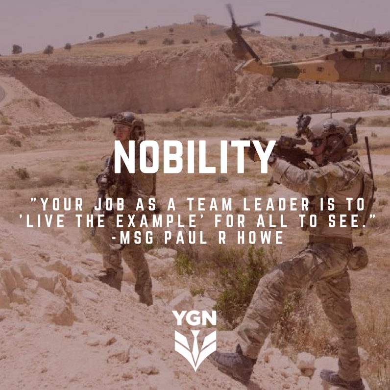 SpecialOpsTF's tweet photo. #nobility: virtue, goodness, #honor, decency, integrity
> https://t.co/fReUKShgvu 
#specialforces #veterantransition #veteran #sof #specialops #livetheexample #leadership https://t.co/3orEZbhmOG