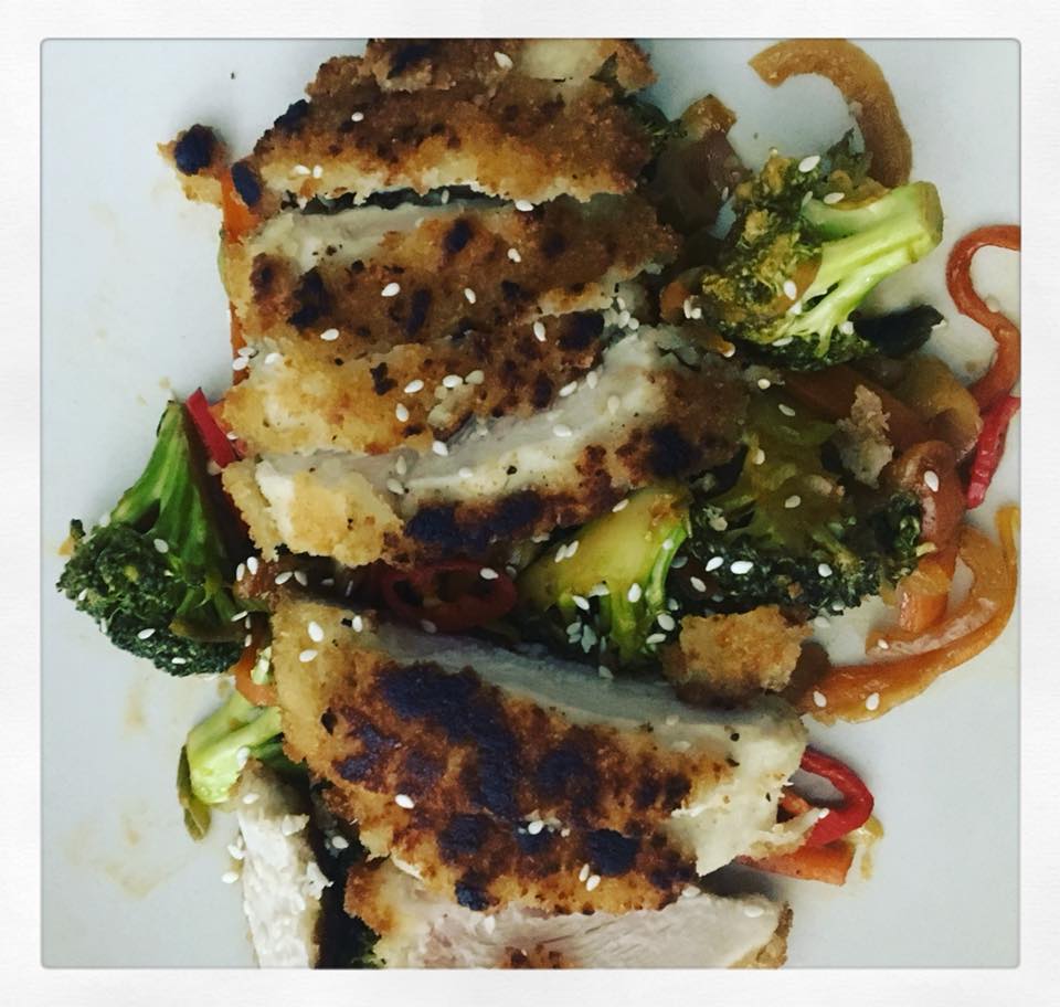 “Breaded chicken stir fry using Cyrenians Farm broccoli🥦 and carrots” - Thanks to our Veg Bag customer, Stephanie, for sharing this! Sign up to get an ethical weekly Veg Bag: ow.ly/9yFX30hUXvE