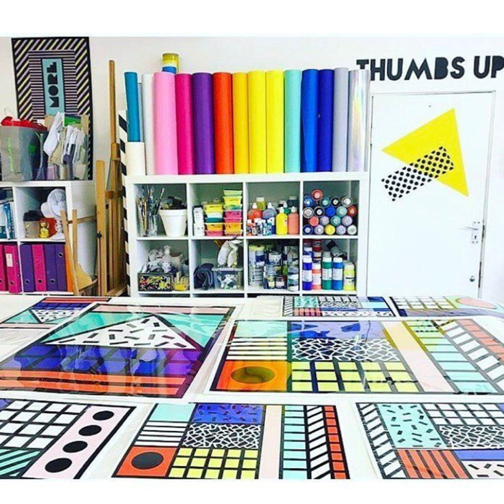 Join <a href="/3RPrintSpace/">3rd Rail Print Space</a> tomorrow night from 6pm as they celebrate the opening of their brand new 4000sqft screen printing studio! Try your hand at printing you're very own <a href="/CamilleWalala/">Camille Walala</a> designs! (We thought you might like that)