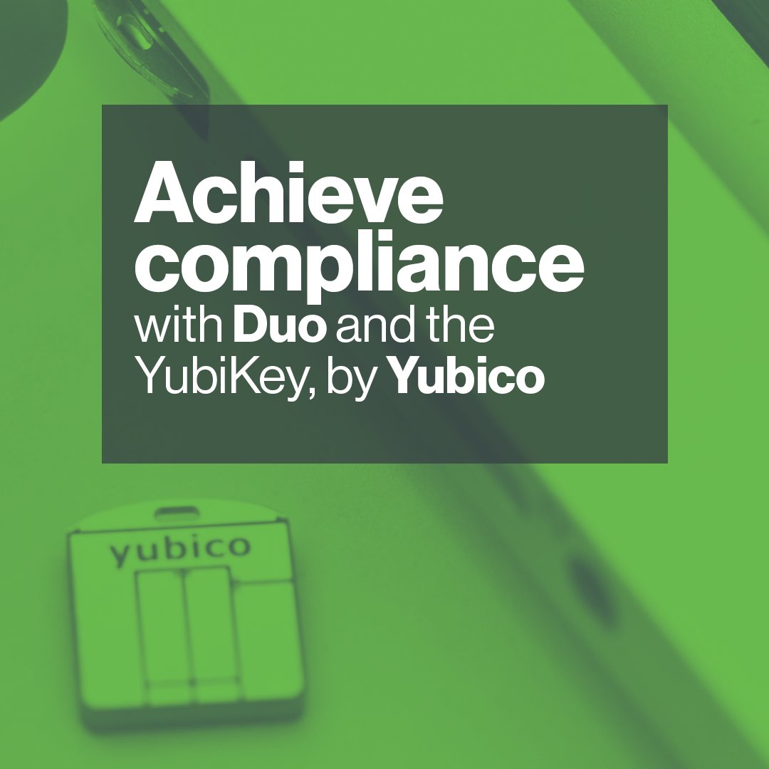 Join us Thursday at #ATARC Federal CISO Summit as Duo and <a href="/Yubico/">Yubico | #YubiKey</a>  address the new #NIST 800-63 framework for AAL1, AAL2 and AAL3: duo.com/resources/even…