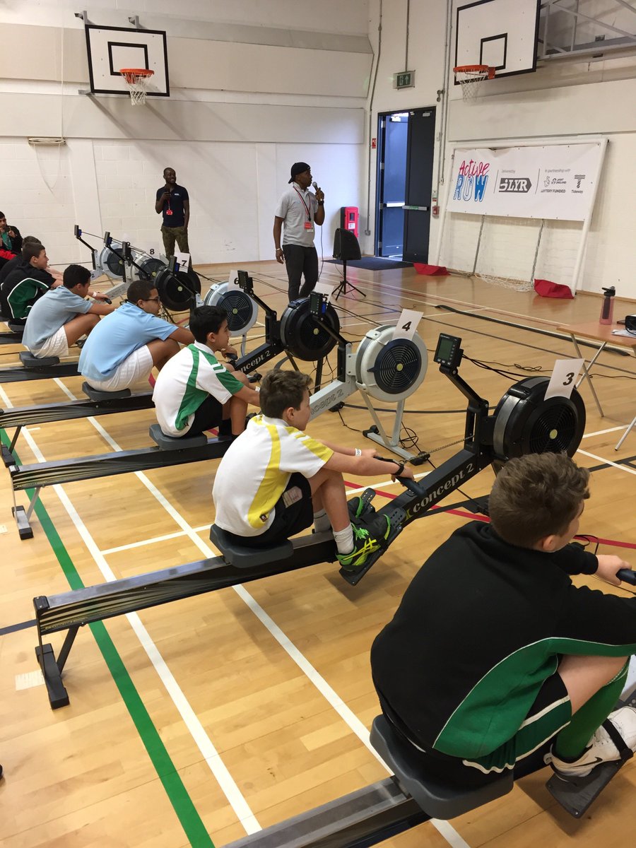 TidewayLondon's tweet photo. Getting young people active through rowing
Supported by @TidewayLondon, we're at the #ActiveRow West London area competition @WisemanEaling along with @BritishRowing athletes #RowingRevolution @LYRowing @Sport_England https://t.co/ubVS358VOR
