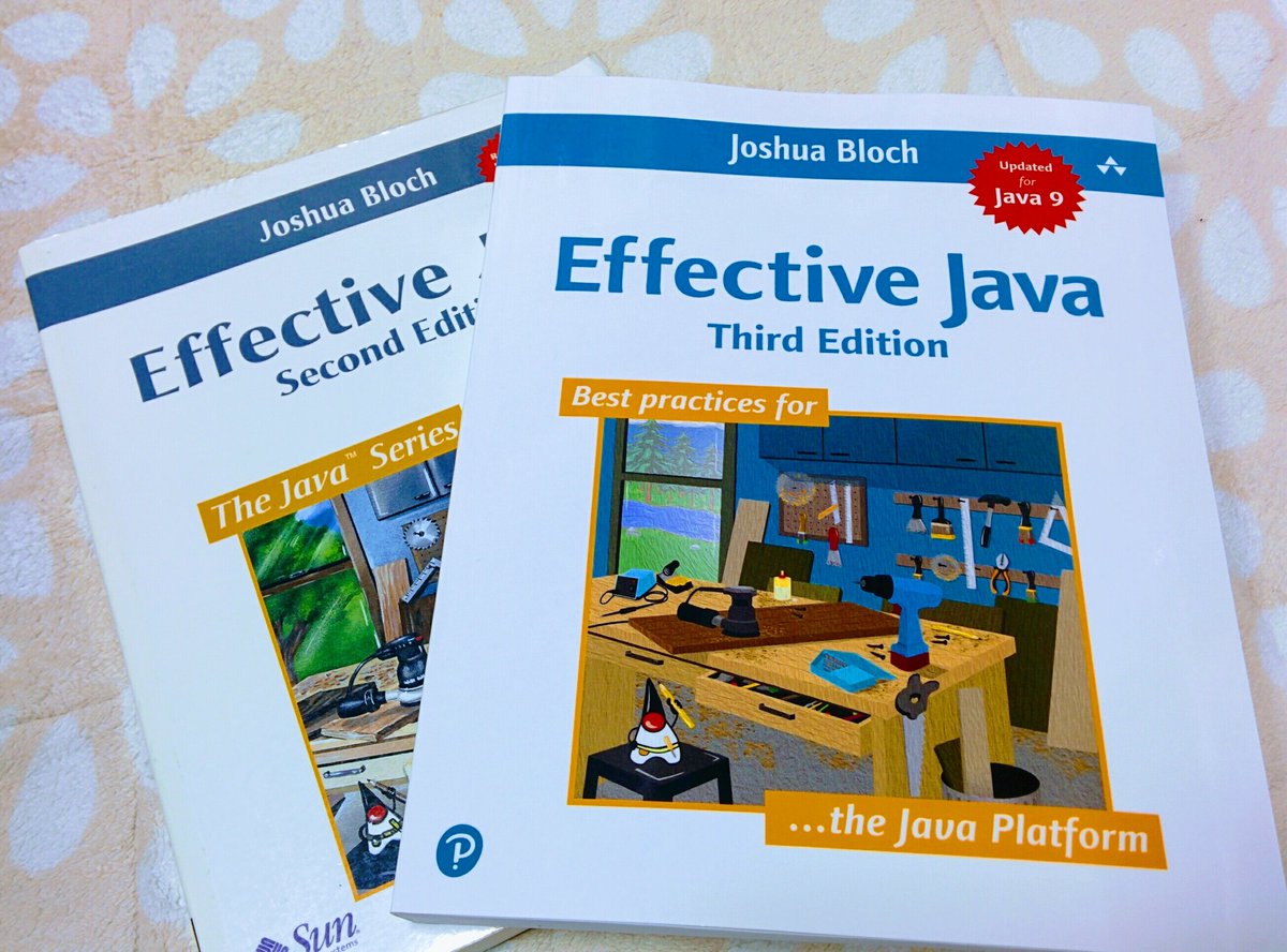 kazurof's tweet image. #EffectiveJava 3rd がやって来た。後ろのは2nd