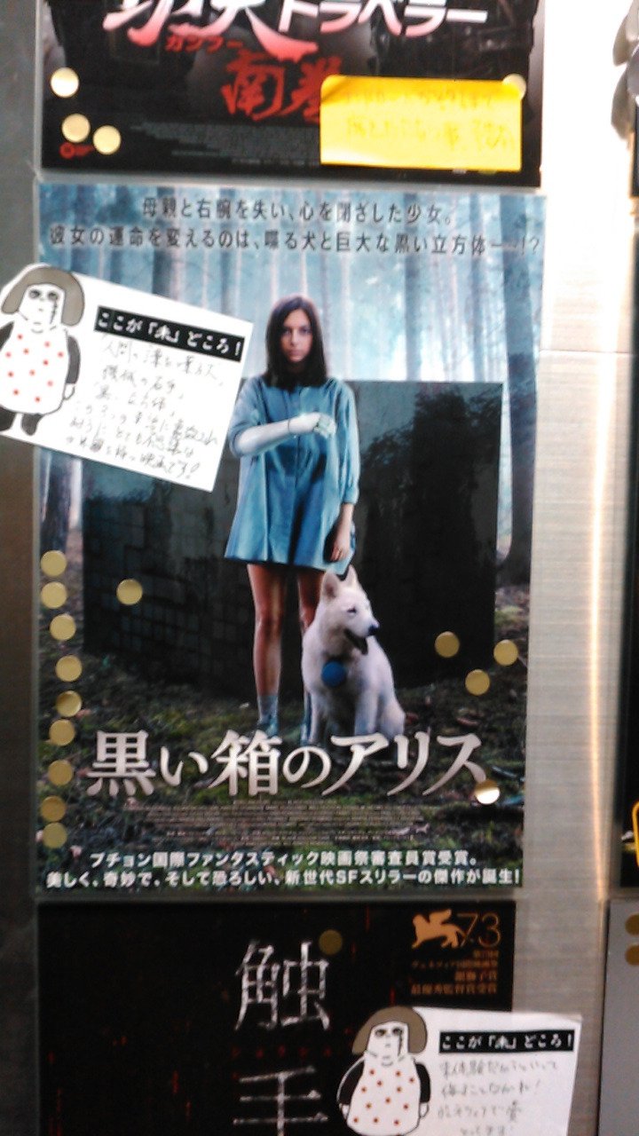 Uzivatel 映画屋のジョン Na Twitteru 変わった一軒家があるなぁ よし これで映画撮ったろ そんな映画 黒い箱のアリス の冒頭 中盤の印象 しかし義手 ソフトバンクのｃｍな犬 笑 を展開にどう生かすの 黒い箱の正体が見えてくるにつれ ｓｆ臭が漂い