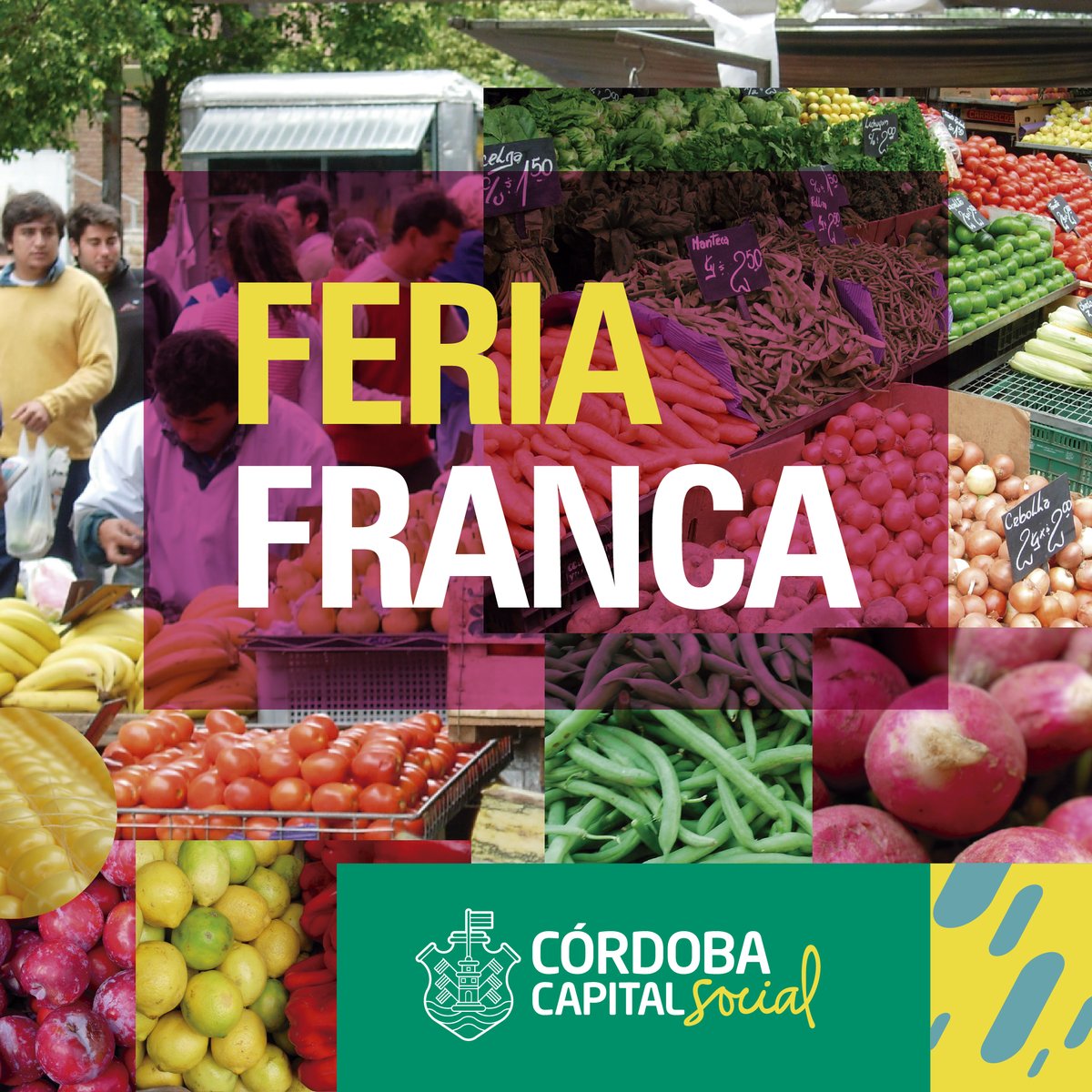 MuniCba's tweet image. Este miércoles, hasta las 14:00, las Ferias Francas estarán en barrio Obrero, Villa Cabrera, San Vicente, Parque Vélez Sarsfield, Poeta Lugones Ayacucho y Talleres Sud Ver. Mapa de Ferias 👉 bit.ly/2qFweam