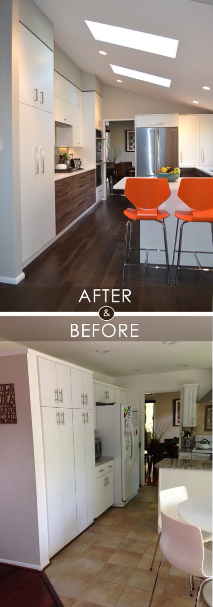 JGilmerKB's tweet photo. #BeforeAndAfter Design by #JGKB in Bethesda, Maryland includes @decorcabinetco and @TopKnobs https://t.co/txUgKmcg2C https://t.co/1VNEpe1uqr