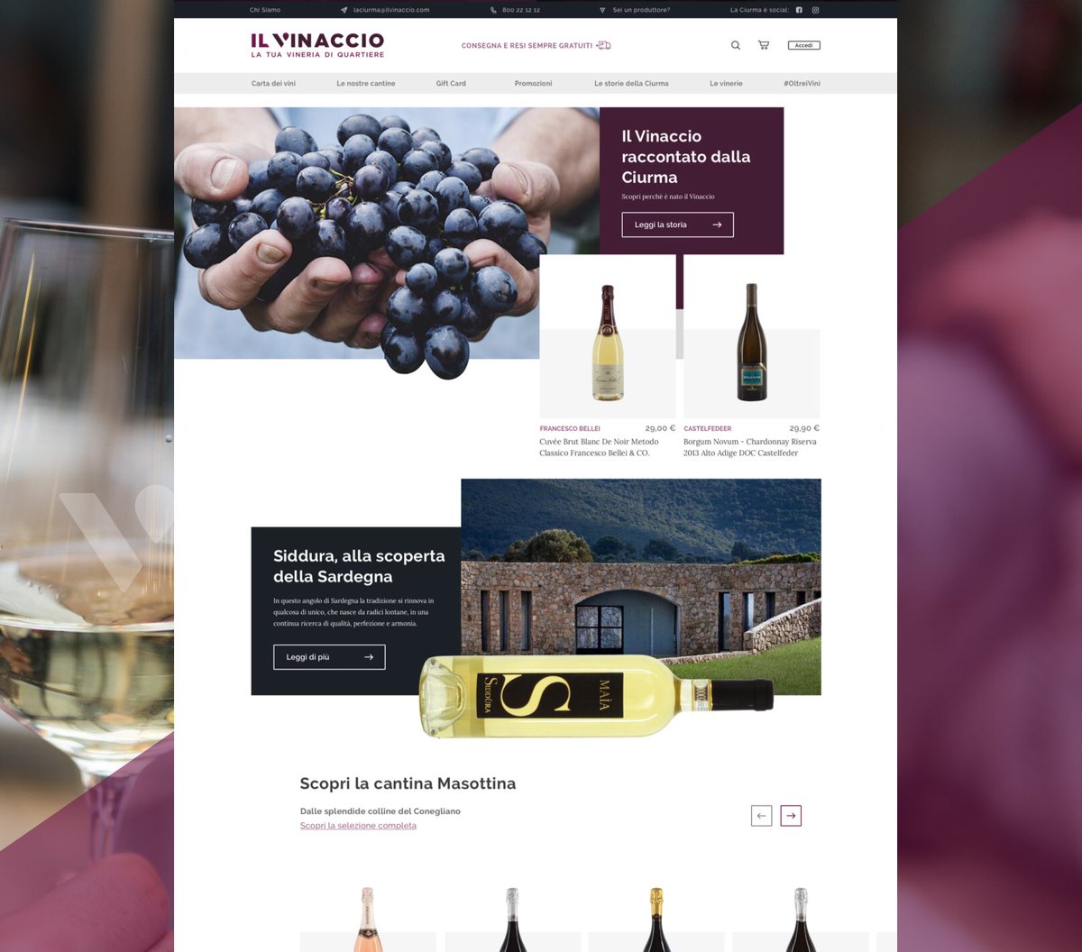 StrayDesign's tweet image. View our new project on #behance or shop the perfect wine at ilvinaccio.com
•
#straypeople #userexperience #website #behance #dribbble #design #servicedesign #ux #ui #ilvinaccio