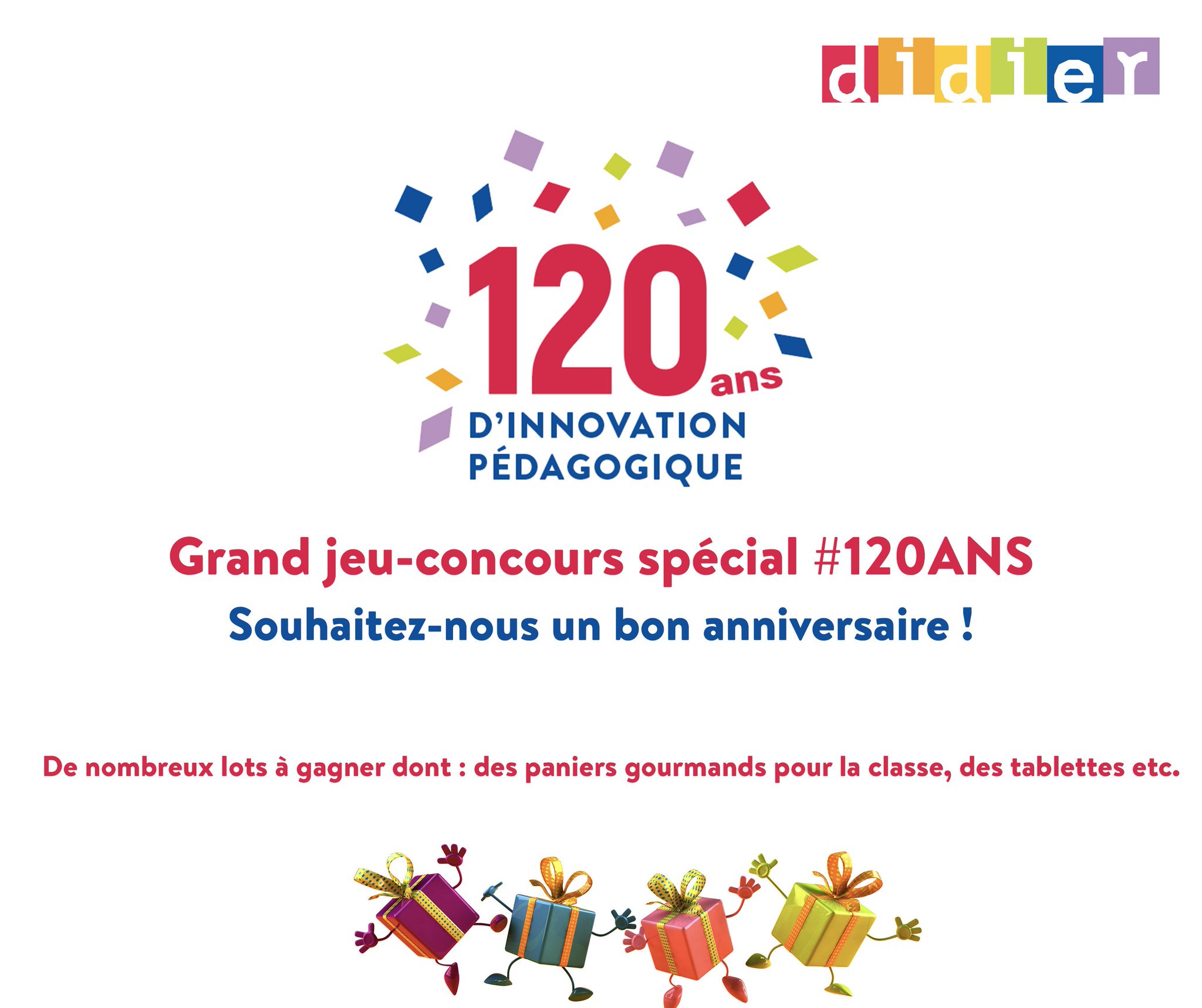 Les Editions Didier Jeu Concours Special 1ansdidier Souhaitez Nous Un Bon Anniversaire Pour En Savoir Plus T Co Bqgo7bevf5 T Co Yripwepfdt Les Editions Didier Jeu Concours Special 1ansdidier Souhaitez Nous Un Bon Anniversaire Pour En Savoir Plus T Co Bqgo7bevf5 T Co Yripwepfdt