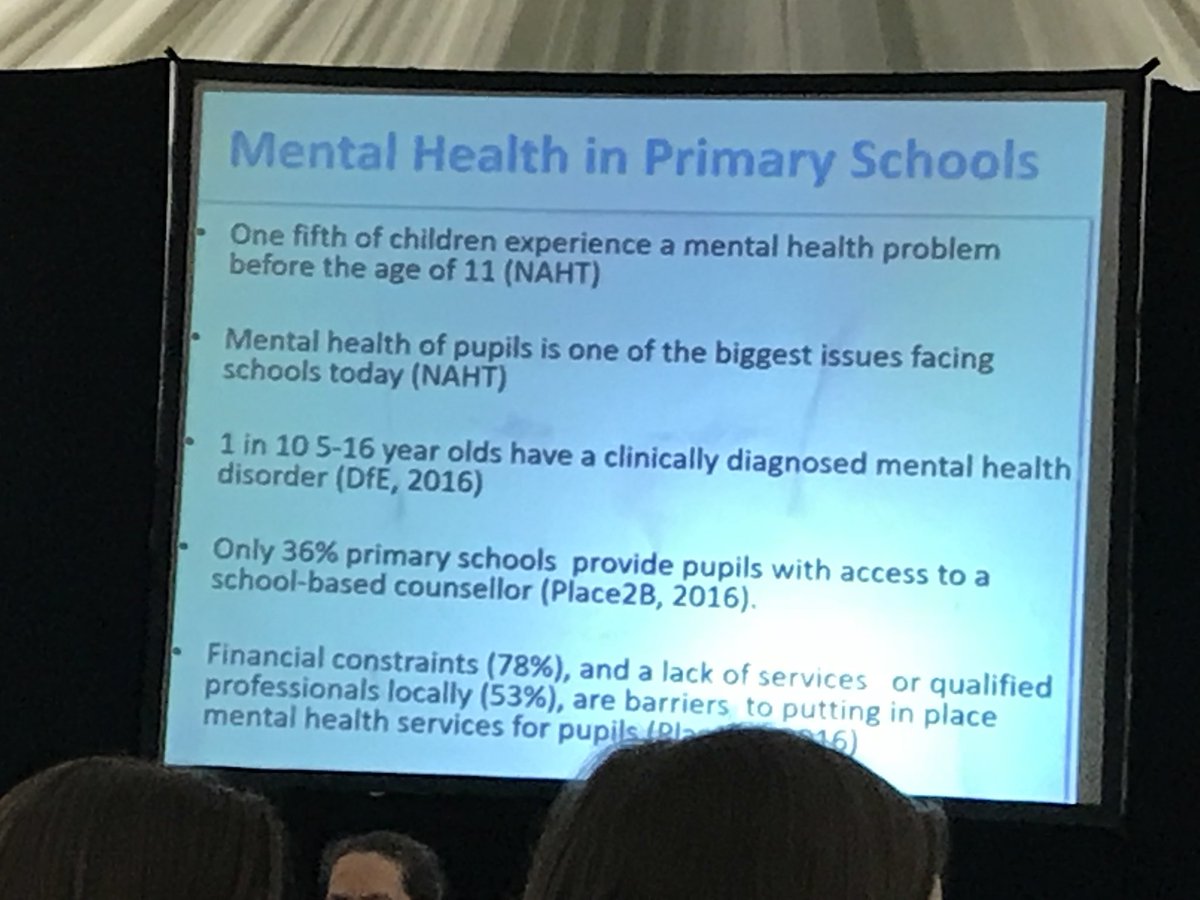 Active_Kent's tweet photo. Our last session of the day is How PA/PE can help with mental health outcomes. Sharon Denney is presenting. Some quite scary stats but you can help. #KentPE18 https://t.co/9rpAxkfS4Y