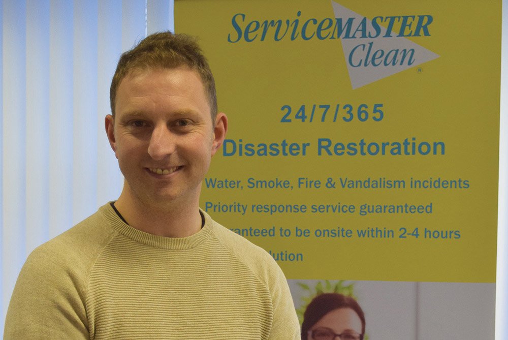 SMCGuildford's tweet photo. A massive welcome to our new colleague and ServiceMaster Clean disaster restoration technician William Hogg @SMC_Belfast who has launched in #Belfast!
#cleaning #disasterrestoration #northernireland #startup #smallbiz 
https://t.co/h9FJtYPDcL https://t.co/R9rSF8IOkb