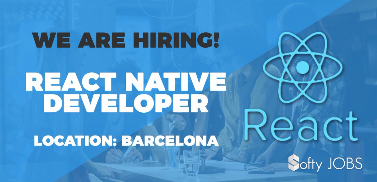 SoftyJobs's tweet photo. ★ NEW JOB ★ React Native Developer (Barcelona) MORE INFO: https://t.co/0CGLoZzmRK

#react #programming #developer #javascript https://t.co/Av7DNNoulj