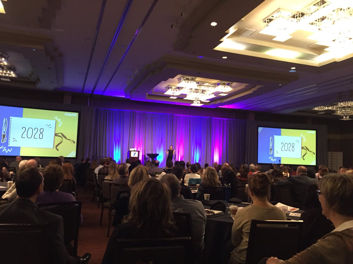 NealDenton's tweet image. She’s funny - and inspiring!  @michelle_poler reminds us that Fear is an Obstacle.  #HelloFears.  #ymca #YUSAAllStaff