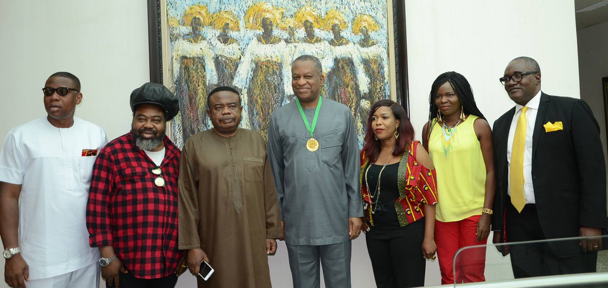 COSONWEEK's tweet photo. An all powerful delegation visit to the presidency. https://t.co/ubegBNvAVp