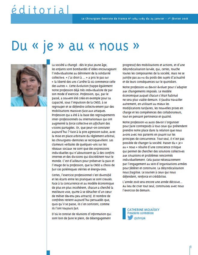 CDFmag's tweet photo. [Édito] Du "je" au "nous" : construisez avec nous l'exercice de demain https://t.co/vFRAHwvsNK https://t.co/01o9vJsNbr