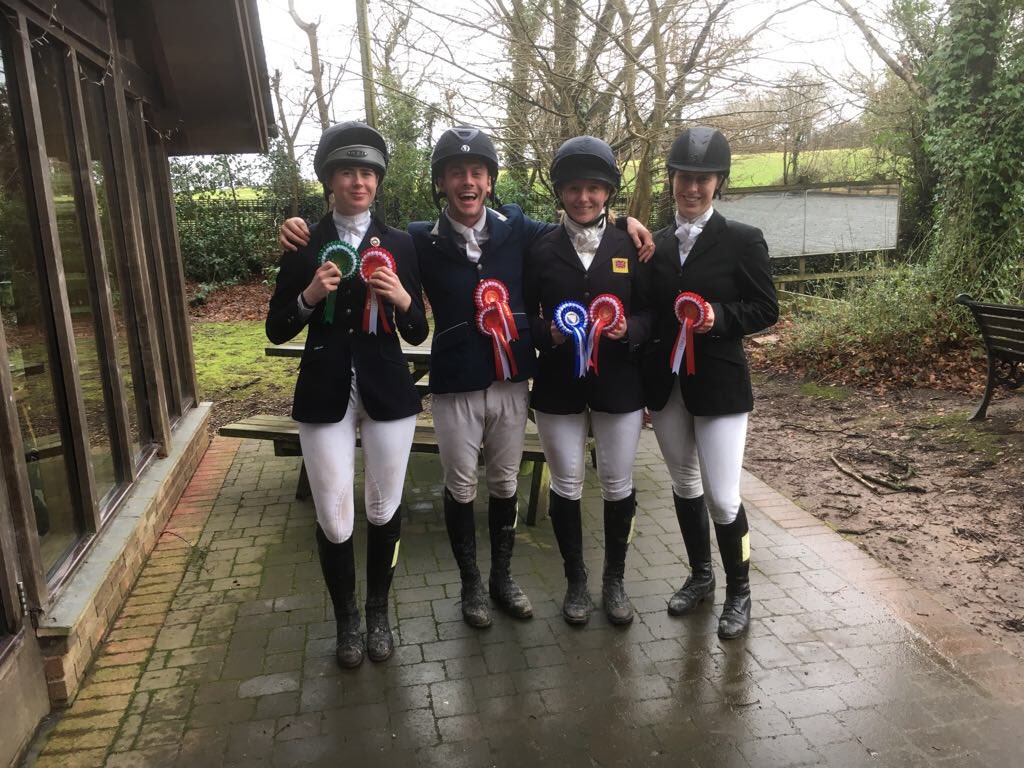 ExeterUniRiding's tweet image. A massive congratulations is in order for our BUCS 1st team, who came in 1st overall, with Cameron Beer taking 1st individual, Libby Seed 2nd, Bonnie Bartlett 4th and Nichole Davis at 7th! 🐎 #BleedGreen