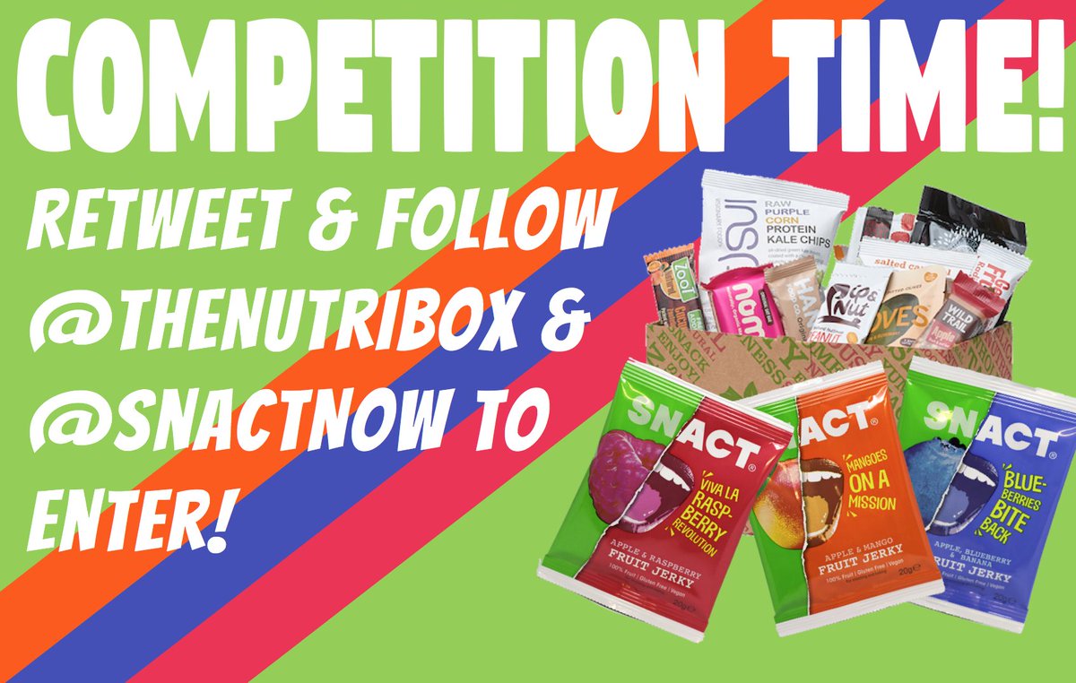 thenutribox's tweet image. There's still time to win a Nutribox + tasty 100% fruit snacks from @SnactNow? RT &amp;amp; follow us both to enter this months #comp! 🎉🎉 #winitwednesday #win #Competition #freebies
