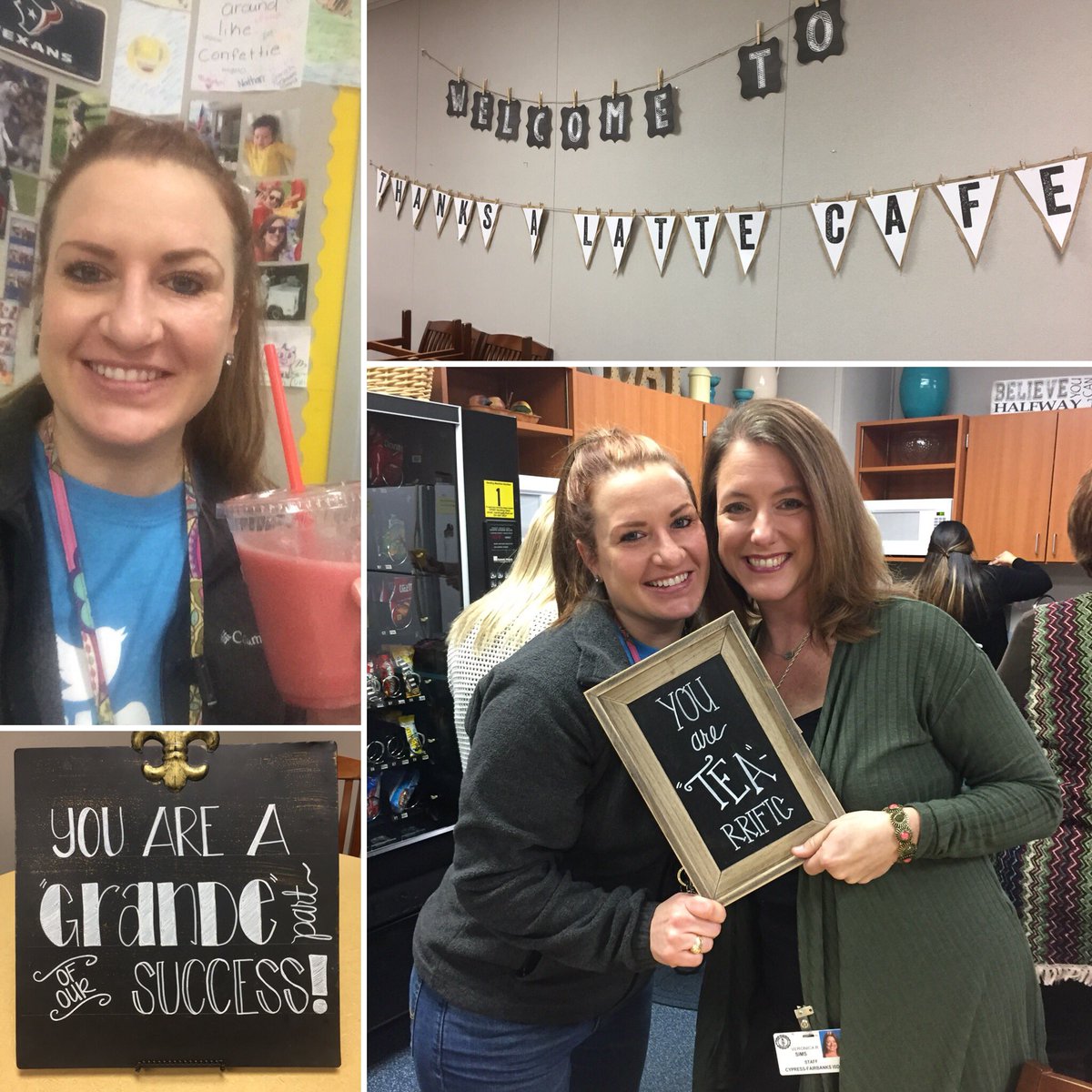 ChristiRMoran's tweet photo. #catchthespirit #robisonspirit Thanks a LATTE @RobisonElemPTO #bestptoever https://t.co/AsgQi5subx