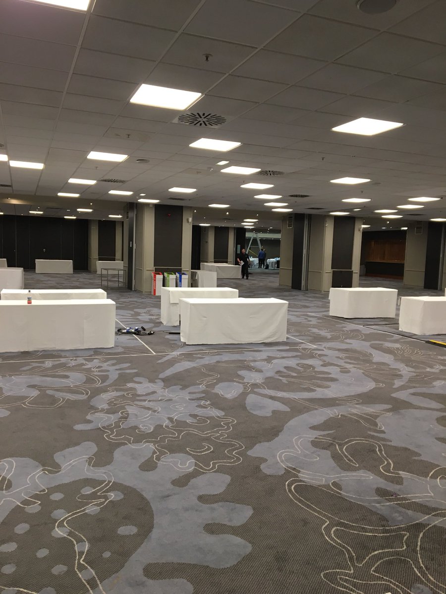 The calm before the storm! #artp2018