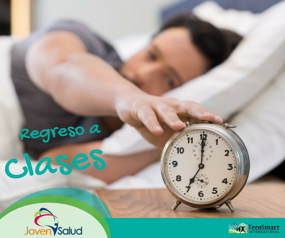 Consejos para el regreso a Clases
#4 A despertarse: 
Si los jóvenes se han acostado tarde durante todas las vacaciones, puedes aconsejarles para que empiecen a cambiar gradualmente la hora de dormir un par de semanas antes #regresoaclases
