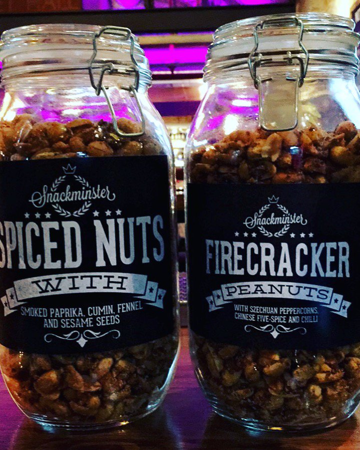 greatalevaults's tweet photo. Another new treat for you in the bar! @Snackminster1 spiced nuts have landed along with firecracker peanuts! @Market_PlaceSC https://t.co/kBj4UGl81d