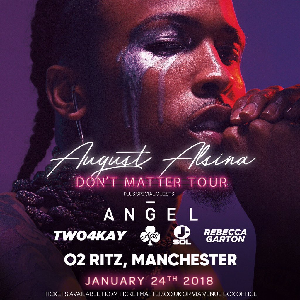 stxylo's tweet photo. TONIGHT TONIGHT!! 

Making my debut as @Two4Kay DJ and what a way to kick it off warming tings up for @AugustAlsina over at @O2RitzManc - come catch a little vibe with us!  

Dudes got heaters to let off! 🤙🏼 https://t.co/zOR3WRWWUt
