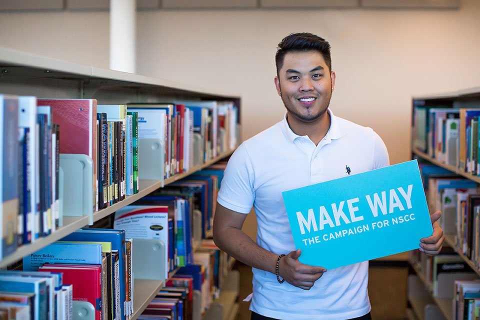 Enactus is one of #NSCC's extraordinary learning opportunities benefitting from the generosity of our donors. That's why <a href="/EnactusNSCC/">Enactus NSCC</a> co-prez Lorenzo Gallardo supports #NSCCMakeWay <a href="/NSCCNews/">Nova Scotia Community College - NSCC</a>