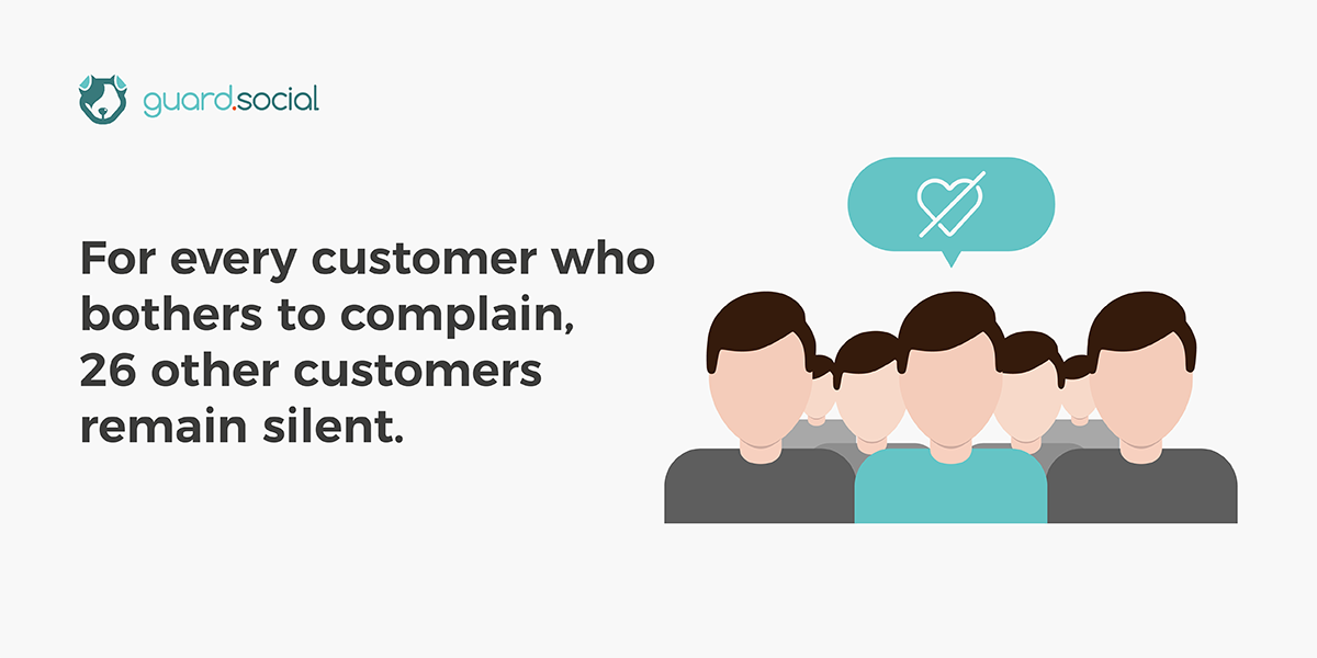 GuardSocial's tweet photo. Did you know that 88% of consumers are less likely to buy from companies that leave complaints on #SocialMedia unanswered? 
It's time to structure your #SocialCustomerCare: https://t.co/2D18K6uJ5Y
#social #marketing #customer #care #CustomerExperience https://t.co/YTGcHEQ0sz