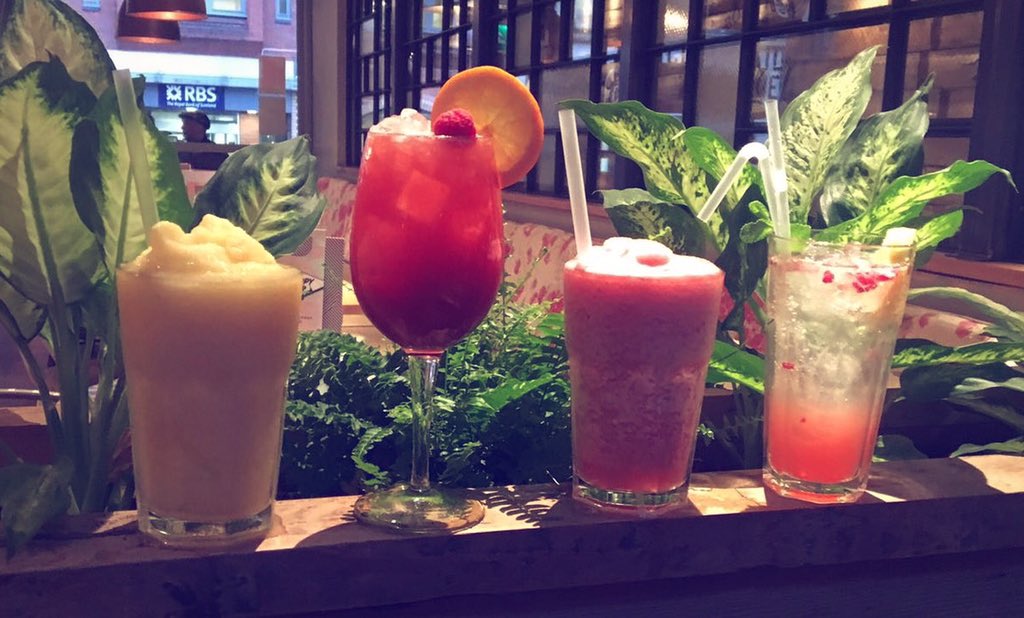 For all those taking part in dry January and are on the final week, we have the perfect fruity fixes for you! Come in and try our lovely selection of mocktails! Only £3.95 each! 🌈🍉🌴🍒🌸🍊
