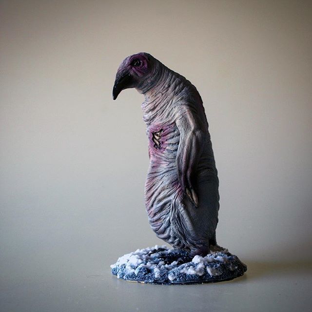 cthulhu_project's tweet photo. Albino Penguin now on https://t.co/8dUqEh88zM Back to the Mountains of Madness, giant Penguins by #cthulhuproject and #themonsterbox #penguin #sculpture #lovecraft #backtothemountainsofmadness #mountainsofmadness #themountainsofmadness #atthemountainsofmadness #hpl #resin #monsโฆ https://t.co/Jpe4B9LesC