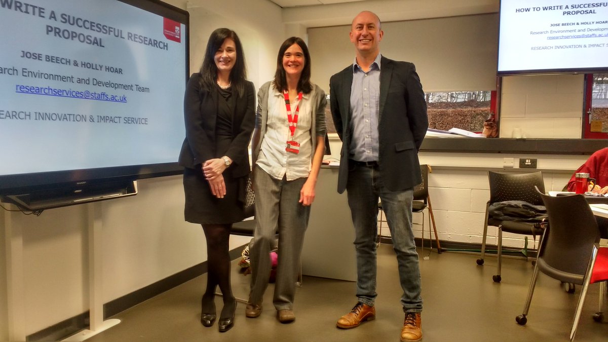 sparkly2009's tweet image. #StaffsPGR @StaffsUniHolly 
RIIS supporting staff to write successful research proposals @StaffsResearch
