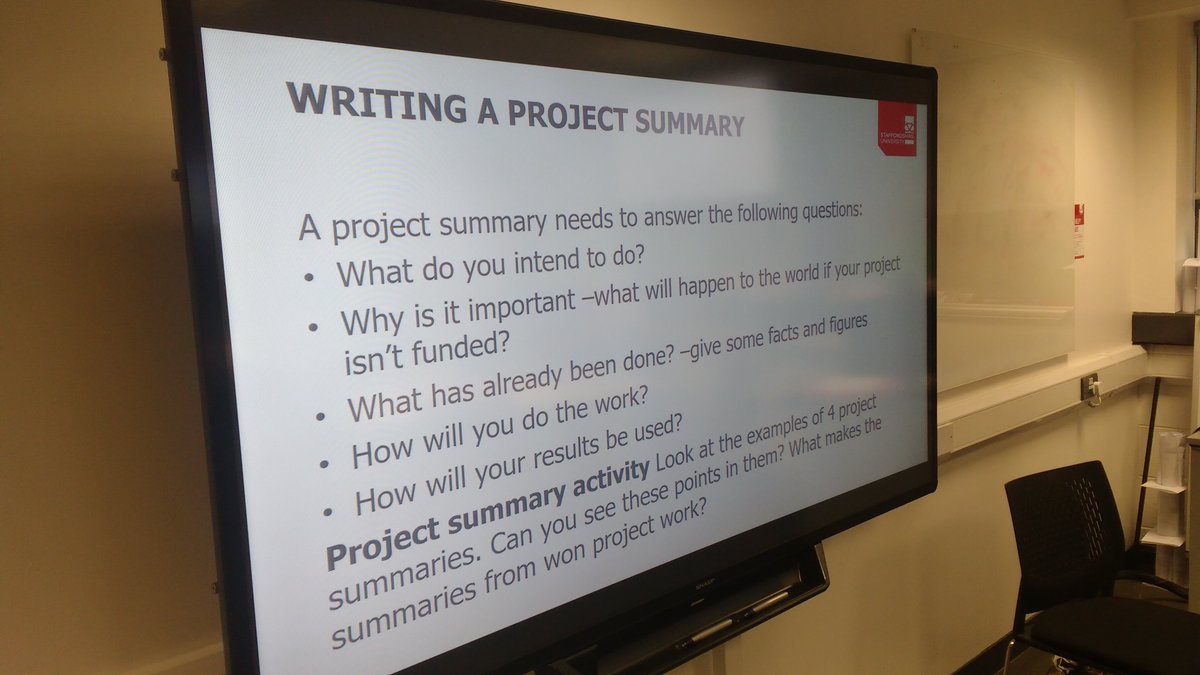 sparkly2009's tweet image. #StaffsPGR @StaffsUniHolly 
RIIS supporting staff to write successful research proposals @StaffsResearch