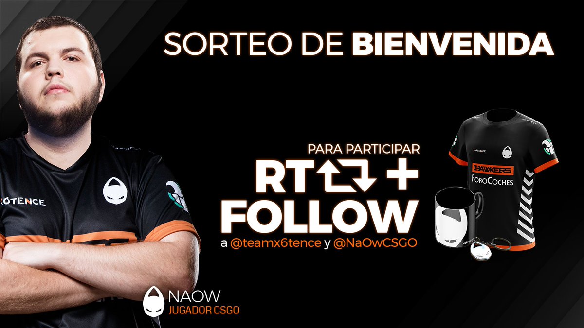 Carritosnaow empieza con el primer sorteo del año 👽

Pack de productos oficiales de @teamx6tence 

👕 Camiseta oficial
☕️ Taza
🔑 Llavero

Quieres participar ⁉️

🔃 RT
❤️ Follow <a href="/NaOwCSGO/">NaOwCSGO</a> @teamx6tence  

El sorteo finalizará en 1 semana (31 Enero).

Mucha suerte aliens 😎