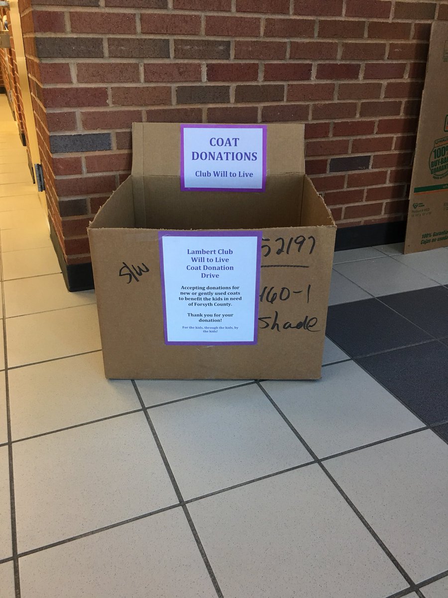wtllambert's tweet photo. Hey guys we also made a donation spot at the front of the school by the main office! Please donate! https://t.co/XV6DyGxHXR