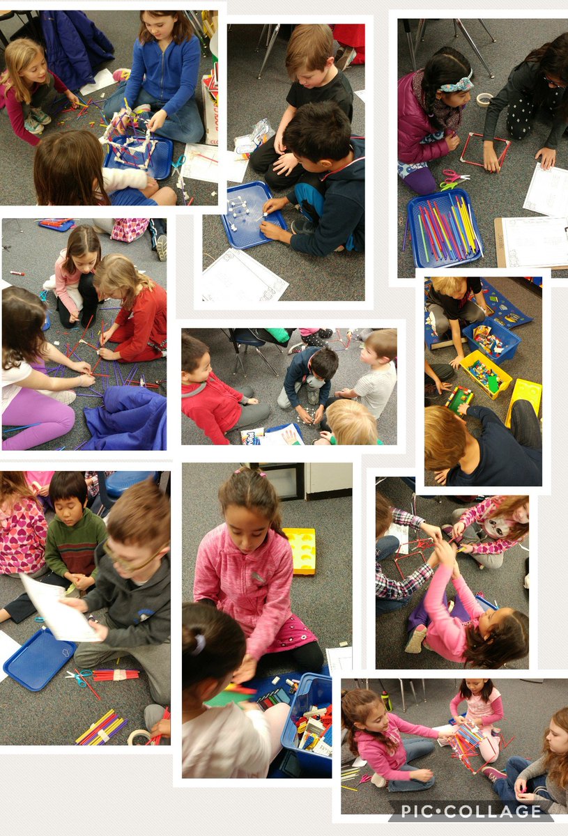 martinezswes's tweet photo. Making houses of bricks, sticks, straws. Which will stand up to the wind? @SpicewoodPYP #makerspace https://t.co/VC4HmgJeOb