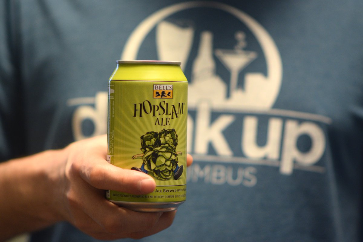 drinkupcolumbus's tweet photo. When #NationalBeerCanAppreciationDay falls during @BellsBrewery Hopslam season π https://t.co/RPXJ1k3NGd