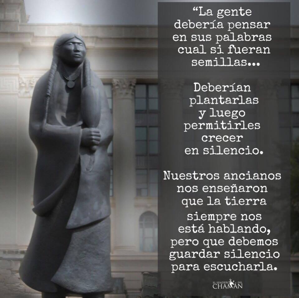 IRAorg's tweet image. "La gente debería pensar en sus palabras cual si fueran semillas"