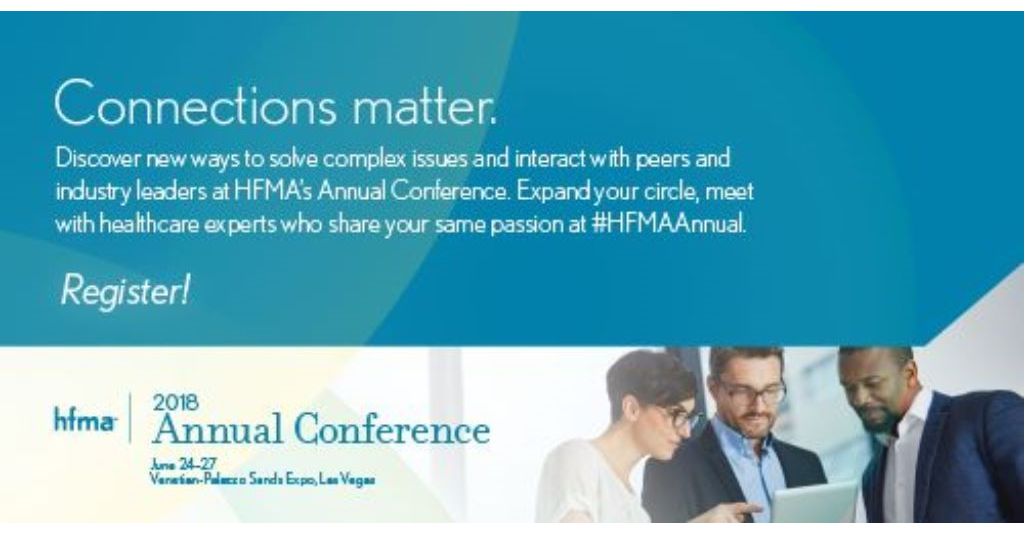 Join us at HFMA's Annual Conference on 6/24-6/27 in Vegas! rlm.ag/1iq3P3