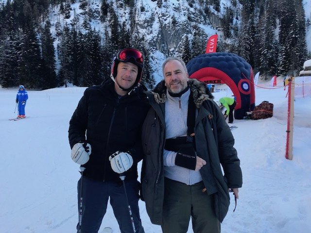 TSImagine_'s tweet photo. TS is a proud sponsor at the 2018 #Interbourse Ski Race in #Wolkenstein, #ValGardena, Italy! It was great hitting the slopes especially alongside Olmypic gold medalist @MillerBode! https://t.co/E0vggH0AgG