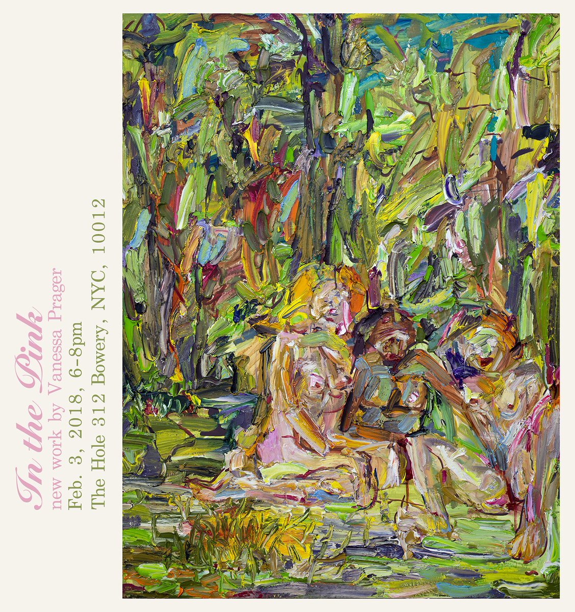 My latest series IN THE PINK will open <a href="/TheHoleNYC/">gpin p</a> on Feb 3