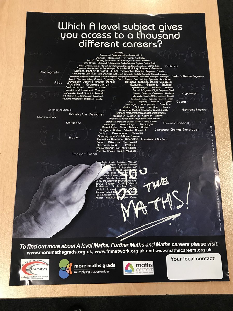 KDHSMaths's tweet photo. Sixth Form Open Evening at 5.30pm tonight - come and visit us #mathsmatters #mathscareers #mathsopensdoors https://t.co/yMSNdaK9OH