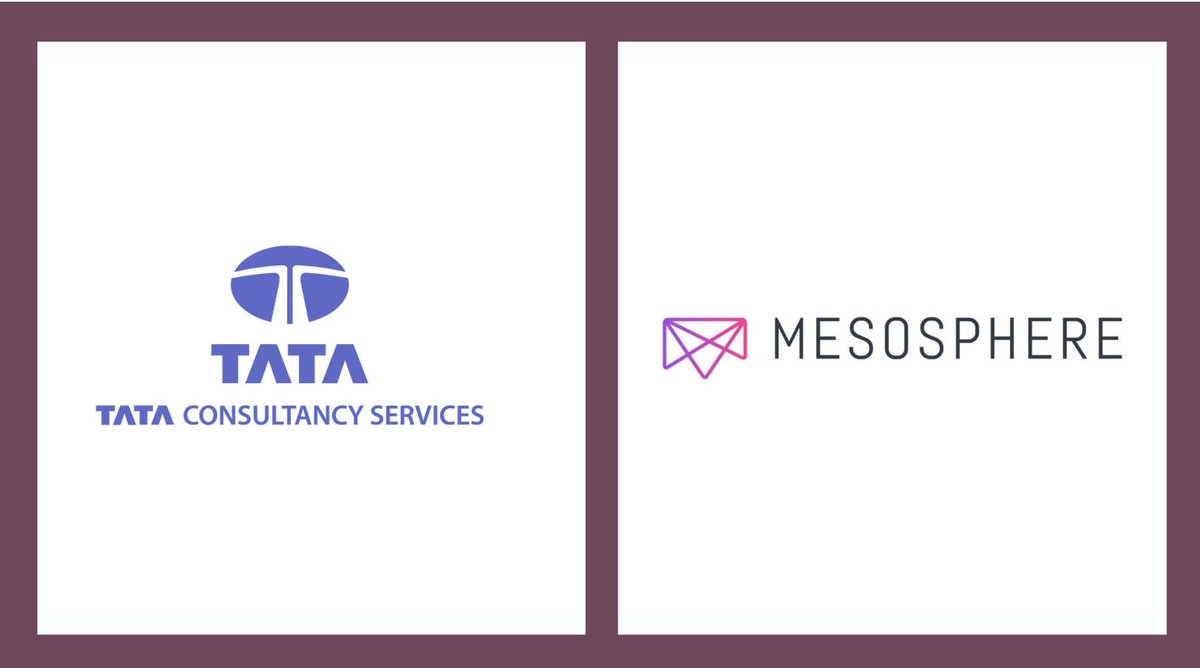gkirch2028's tweet photo. .@mesosphere partners with Tata Consultancy Services to enhance #DataServices and #Infrastructure Management capabilities. Read more: https://t.co/P5hNKLCXE4 .  Thank you to @TCS @TCS_News https://t.co/Ggbb0zNK7e