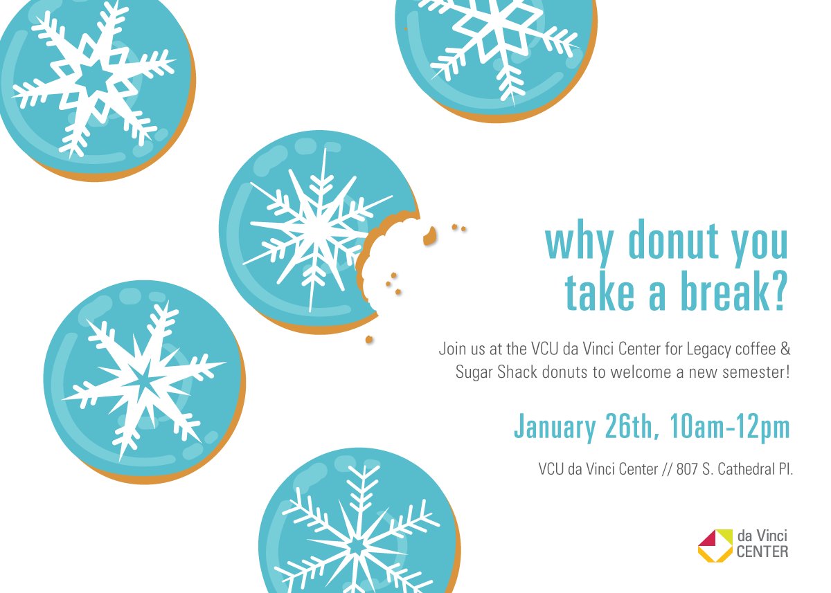 VCU Innovate is accepting applications for Fall 2018 through February 2! You can find out more about this cross-disciplinary program focused on Human Centered Design this Friday from 10 a.m.-Noon at 807 S. Cathedral Place!
