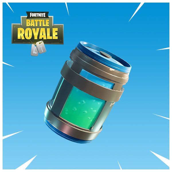 tomorrow the chug jug a new legendary consumble which takes 15 seconds to use grants full health shield fortnite pic twitter com 0ireobzlxf - medikit di fortnite