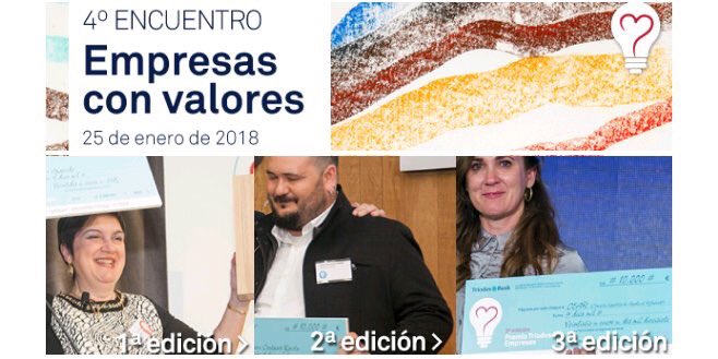 Mañana estaremos en el 4º Encuentro Empresas con valores junto a los demás finalistas <a href="/biosabor_agro/">BioSabor</a>, <a href="/AsprodesSalaman/">Asprodes Salamanca</a>, <a href="/up_aupex/">AUPEX</a>, <a href="/Jugarijugar/">Jugar i jugar</a>, <a href="/WhatsCine/">WhatsCine</a> del #PremioTriodosEmpresas. triodos.es/es/conozca-tri… Suerte a todos! Y gracias a <a href="/triodoses/">Triodos Bank España (cuenta inactiva)</a>