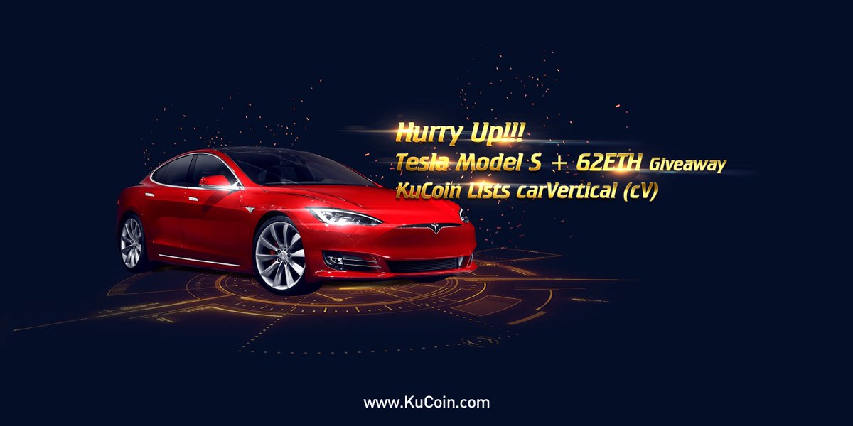KuCoin (@kucoincom) on Twitter photo #carVertical (cV) lists on KuCoin #giveaway: Follow and Retweet to win 12 ETH
Follow <a href="/kucoincom/">KuCoin</a> ,retweet this competition tweet, then fill in the form, you will get a random ETH rewards, we will giveaway totally 12 #ETH
Details:kucoin.com/#/rank/CV
Form:kucoinform.mikecrm.com/tO6Kyyz #carVertical (cV) lists on KuCoin #giveaway: Follow and Retweet to win 12 ETH
Follow <a href="/kucoincom/">KuCoin</a> ,retweet this competition tweet, then fill in the form, you will get a random ETH rewards, we will giveaway totally 12 #ETH
Details:kucoin.com/#/rank/CV
Form:kucoinform.mikecrm.com/tO6Kyyz
